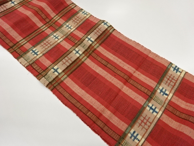 JAPANESE NAGOYA OBI / TSUMUGI / WOVEN STRIPE
